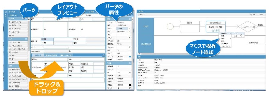 業務アプリ構築プラットフォーム「AppSQUARE」